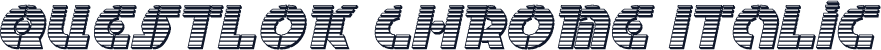 Questlok Chrome Italic