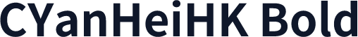 CYanHeiHK Bold