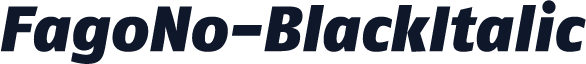 FagoNo-BlackItalic