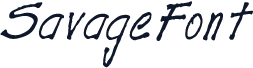 SavageFont