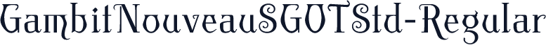 ☞GambitNouveauSGOTStd-Regular