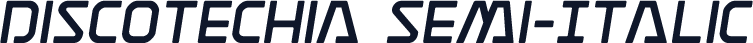 Discotechia Semi-Italic