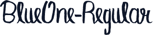 BlueOne-Regular