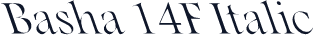 Basha 14F Italic
