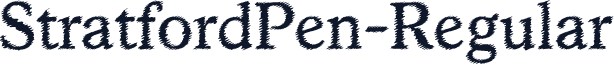 StratfordPen-Regular
