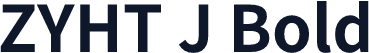 ZYHT J Bold