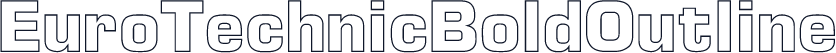 EuroTechnicBoldOutline