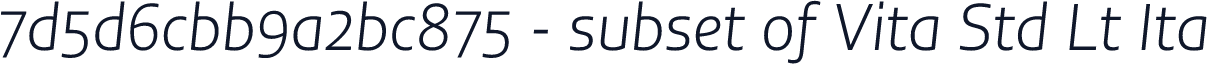 7d5d6cbb9a2bc875 - subset of Vita Std Lt Ita