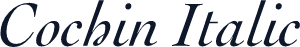 Cochin Italic