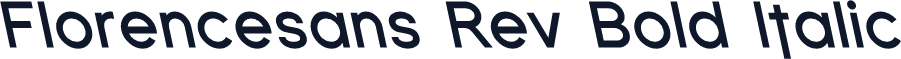 Florencesans Rev Bold Italic