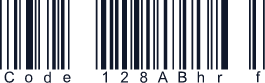 Code 128ABhr f