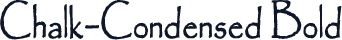 Chalk-Condensed Bold