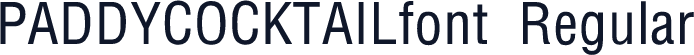 PADDYCOCKTAILfont Regular