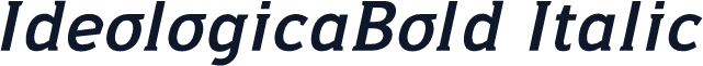 IdeologicaBold Italic