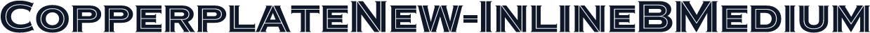 CopperplateNew-InlineBMedium