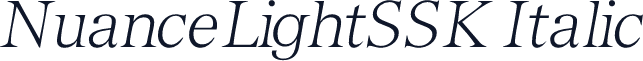 NuanceLightSSK Italic