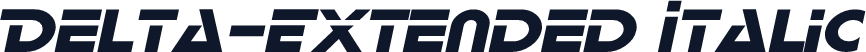 Delta-Extended Italic