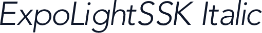 ExpoLightSSK Italic
