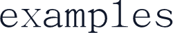 examples