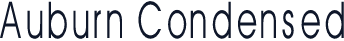 Auburn Condensed