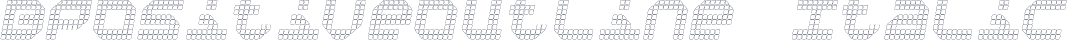 BpositiveOutline Italic