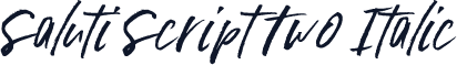 Saluti Script Two Italic