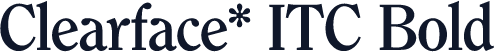 Clearface* ITC Bold