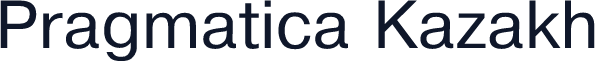 Pragmatica Kazakh
