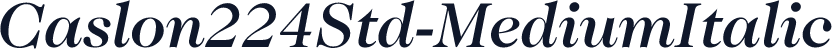 Caslon224Std-MediumItalic