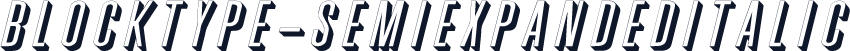 BlockType-SemiexpandedItalic