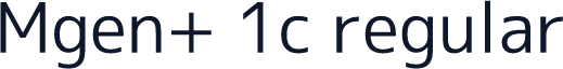 Mgen+ 1c regular
