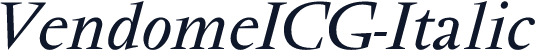 VendomeICG-Italic