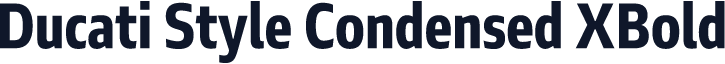 Ducati Style Condensed XBold