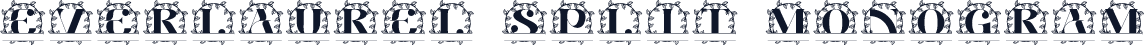 Everlaurel Split Monogram