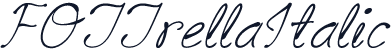 FOTTrellaItalic