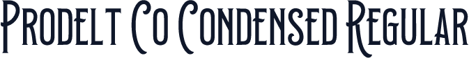 Prodelt Co Condensed Regular
