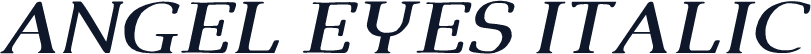 Angel Eyes Italic