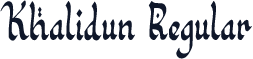 Khalidun Regular