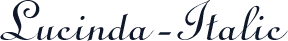 Lucinda-Italic