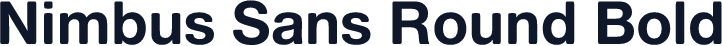Nimbus Sans Round Bold