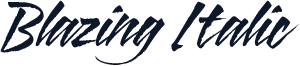 Blazing Italic