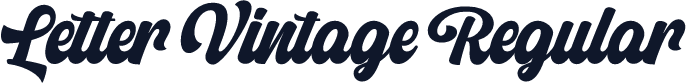 Letter Vintage Regular