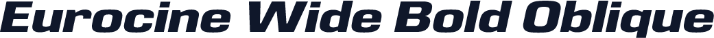 Eurocine Wide Bold Oblique