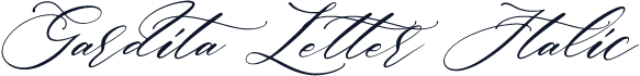 Gardita Letter Italic