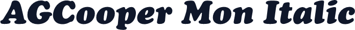 AGCooper Mon Italic