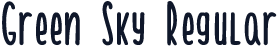 Green Sky Regular