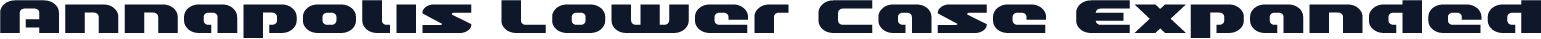 Annapolis Lower Case Expanded