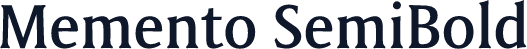Memento SemiBold
