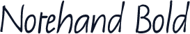 Notehand Bold
