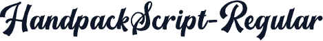 HandpackScript-Regular
